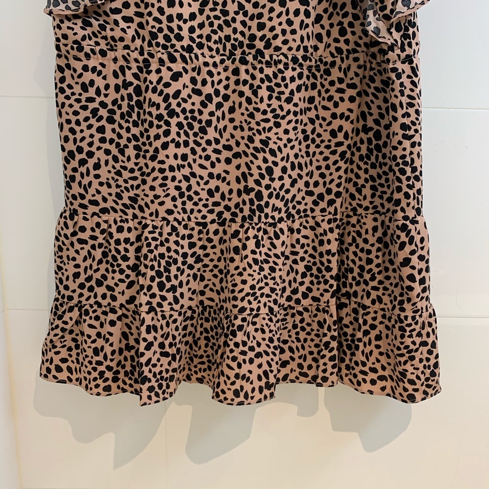Tussah Ivana Mini Dress in Nude Spot - Size 12 - Picture 12 of 14